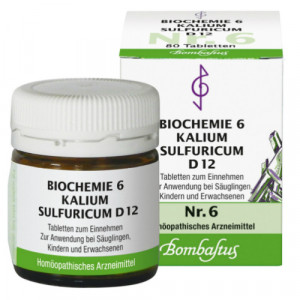 Produktbild von BIOCHEMIE 6 Kalium sulfuricum D 12 Tabletten