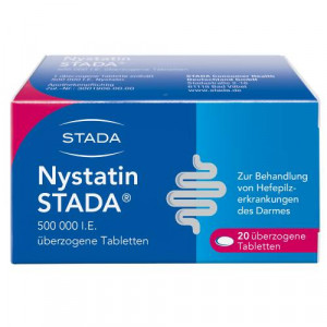 Produktbild von NYSTATIN STADA 500.000 I.E. &uuml;berzogene Tab.