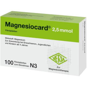 Produktbild von MAGNESIOCARD 2,5 mmol Filmtabletten