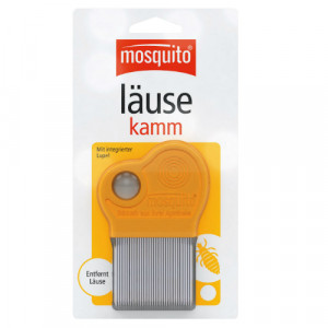 Produktbild von MOSQUITO Nissenkamm Metall mit Lupe