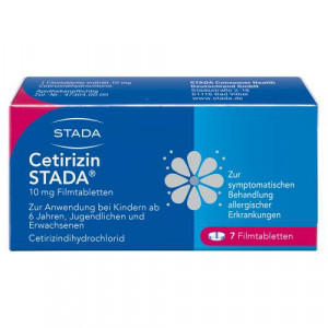 Produktbild von CETIRIZIN STADA 10 mg Filmtabletten