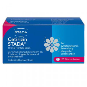 Produktbild von CETIRIZIN STADA 10 mg Filmtabletten