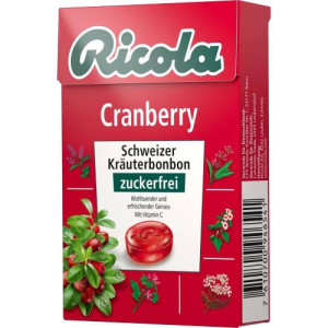 Produktbild von RICOLA o.Z.Box Cranberry Bonbons
