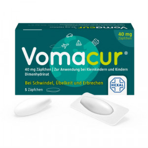 Produktbild von VOMACUR 40 Suppositorien