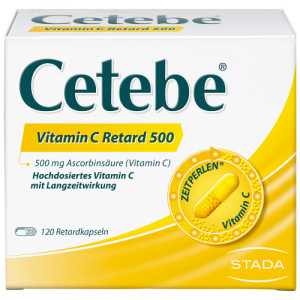 Produktbild von CETEBE Vitamin C Retardkapseln 500 mg