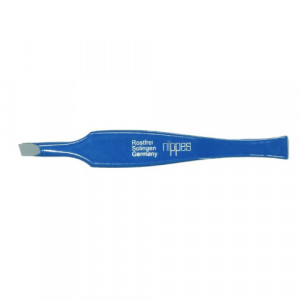 Produktbild von NIPPES Kosmetik Pinzet.schr&auml;g rostfr.blau Nr.757