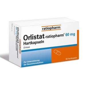 Produktbild von ORLISTAT-ratiopharm 60 mg Hartkapseln