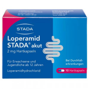 Produktbild von LOPERAMID STADA akut 2 mg Hartkapseln