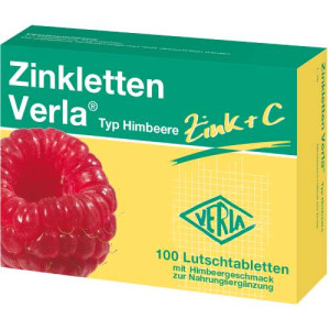 Produktbild von ZINKLETTEN Verla Himbeere Lutschtabletten