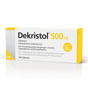 Produktbild von DEKRISTOL 500 I.E. Tabletten