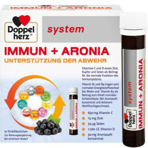 Produktbild von DOPPELHERZ Immun+Aronia system Ampullen