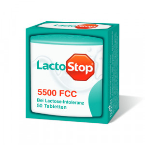Produktbild von LACTOSTOP 5.500 FCC Tabletten Klickspender