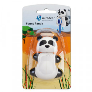 Produktbild von MIRADENT Zahnb&uuml;rstenhalter Funny Snapper Panda