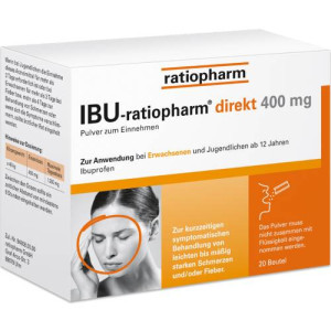 Produktbild von IBU-RATIOPHARM direkt 400 mg Pulver zum Einnehmen