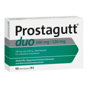 Produktbild von PROSTAGUTT duo 160 mg/120 mg Weichkapseln