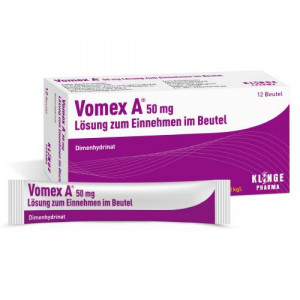 Produktbild von VOMEX A 50 mg Lsg.z.Einnehmen im Beutel