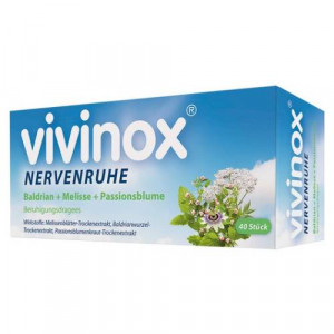 Produktbild von VIVINOX Nervenruhe Baldr.+Mel.+Passion.Beruh.Drag.