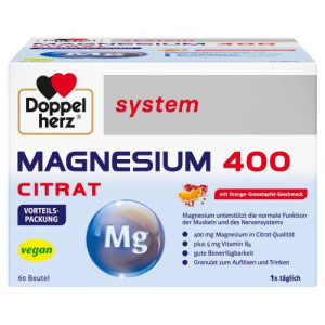Produktbild von DOPPELHERZ Magnesium 400 Citrat system Granulat