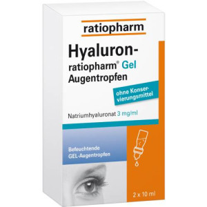 Produktbild von HYALURON-RATIOPHARM Gel Augentropfen