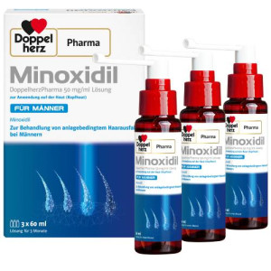 Produktbild von MINOXIDIL DoppelherzPhar.50mg/ml Lsg.Anw.Haut Mann