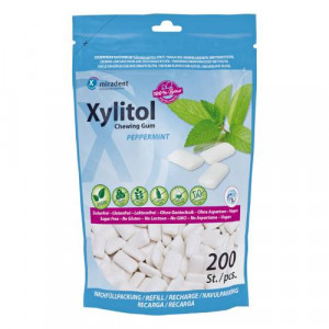 Produktbild von MIRADENT Xylitol Chewing Gum Minze Refill