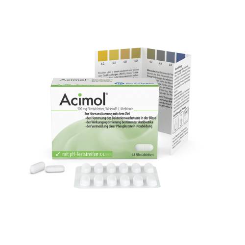 ACIMOL mit pH Teststreifen Filmtabletten