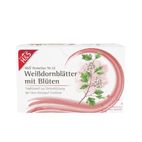 H&S Weißdornblätter mit Blüten Filterbeutel