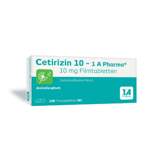 CETIRIZIN 10-1A Pharma Filmtabletten