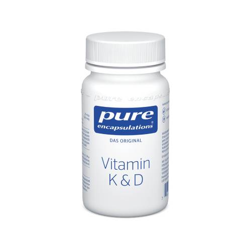 PURE ENCAPSULATIONS Vitamin K & D Kapseln