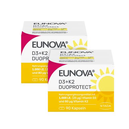 EUNOVA DuoProtect D3+K2 1000 I.E./80 μg Kaps.Kombi