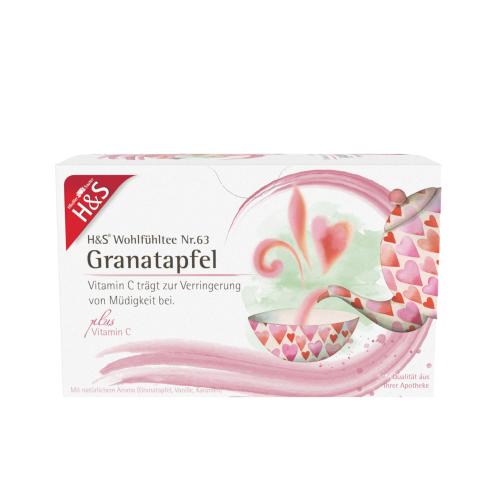H&S Granatapfel mit Vitamin C Filterbeutel