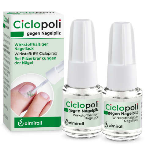 CICLOPOLI gegen Nagelpilz wirkstoffhalt.Nagellack